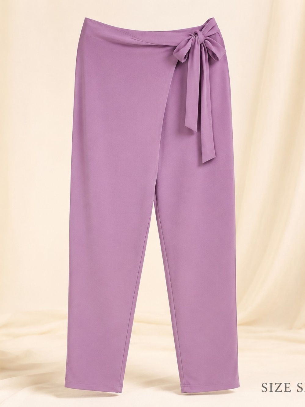HALARA Lavender Tie-Waist Trousers
